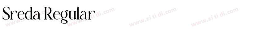 Sreda Regular字体转换 Sreda Regular字体转换